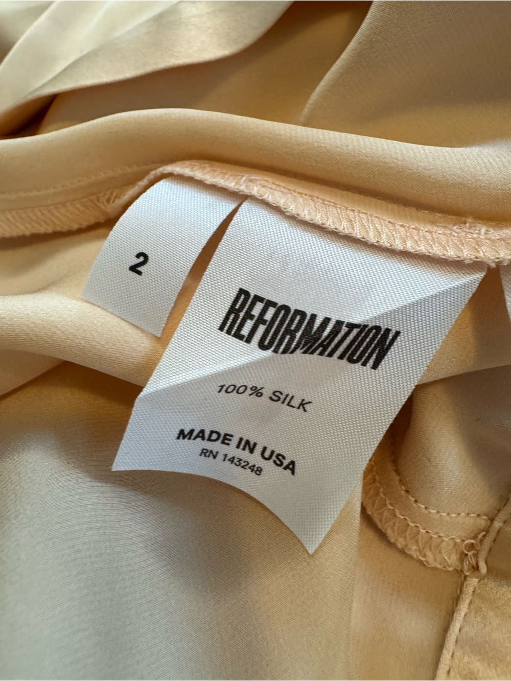 Reformation SILK Maxi skirt - Picture 5 of 8